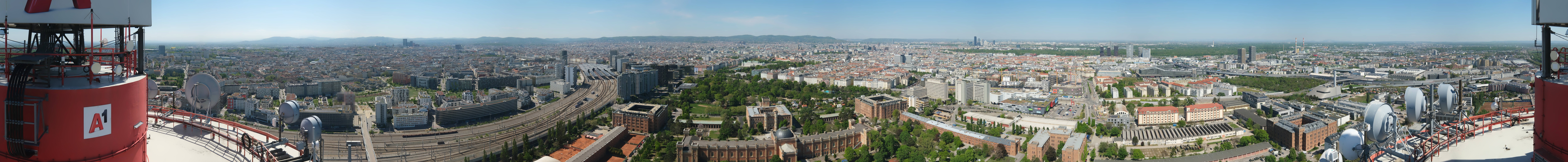 Archiv Foto Webcam Wien - Stadtpanorama