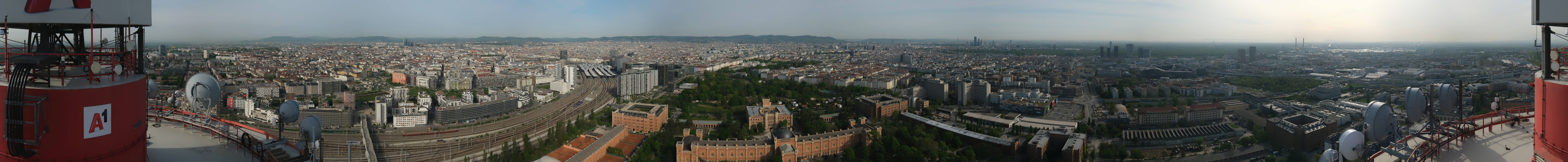 Archiv Foto Webcam Wien - Stadtpanorama