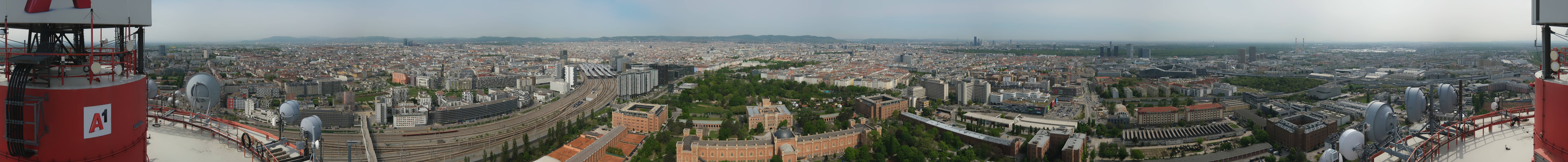 Archiv Foto Webcam Wien - Stadtpanorama