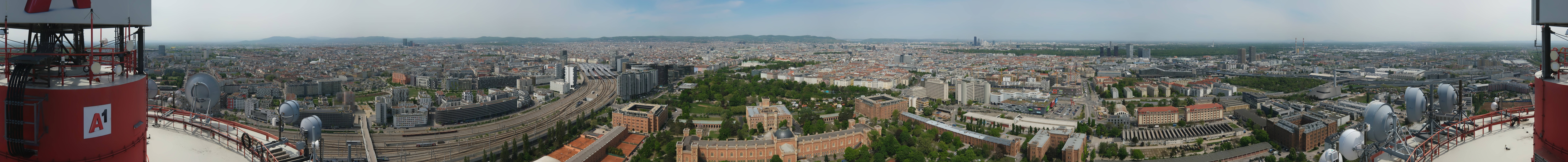 Archiv Foto Webcam Wien - Stadtpanorama