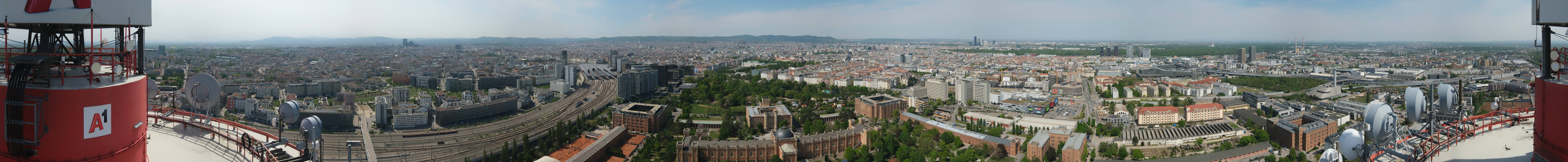 Archiv Foto Webcam Wien - Stadtpanorama