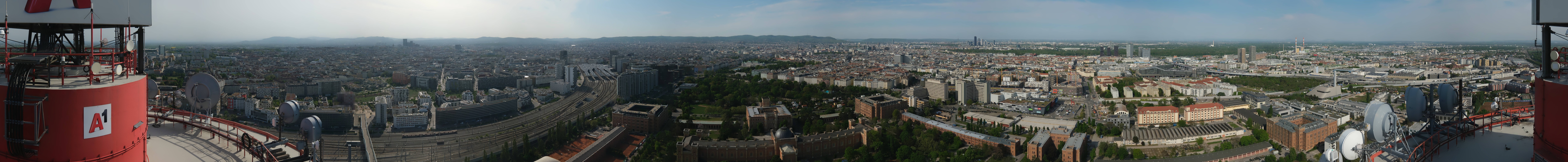 Archiv Foto Webcam Wien - Stadtpanorama