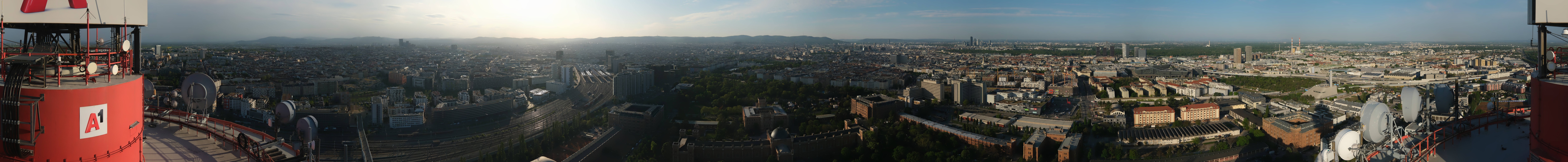 Archiv Foto Webcam Wien - Stadtpanorama