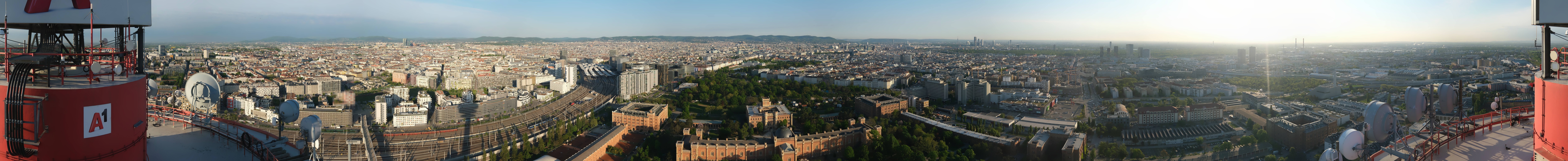 Archived image Webcam Vienna - View of the city