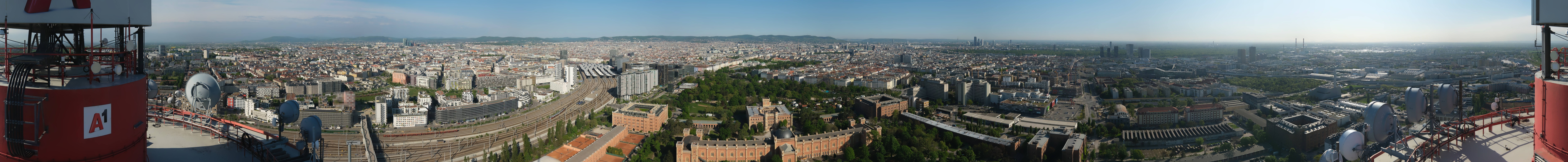 Archived image Webcam Vienna - View of the city