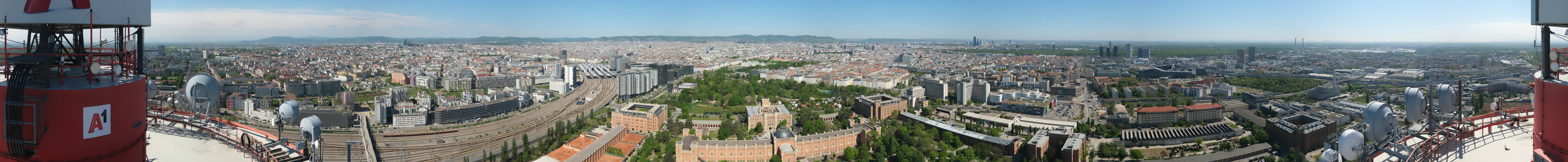 Archiv Foto Webcam Wien - Stadtpanorama
