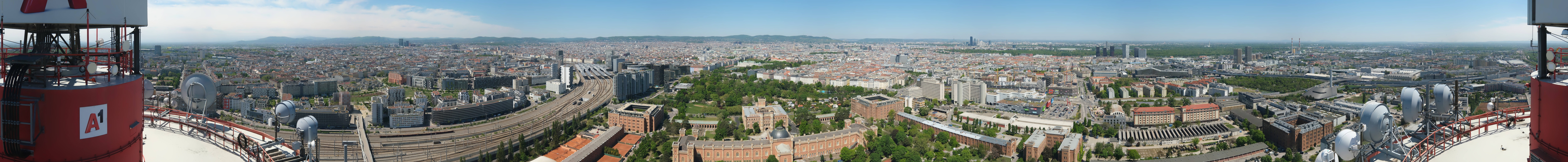 Archiv Foto Webcam Wien - Stadtpanorama