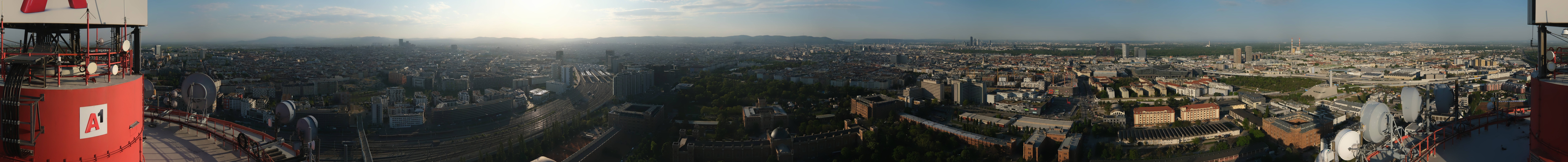 Archiv Foto Webcam Wien - Stadtpanorama