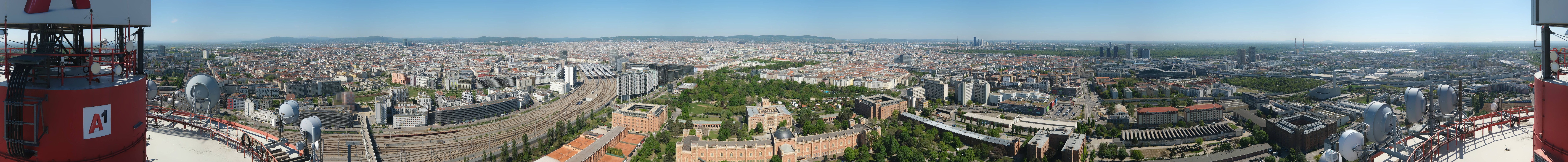 Archiv Foto Webcam Wien - Stadtpanorama