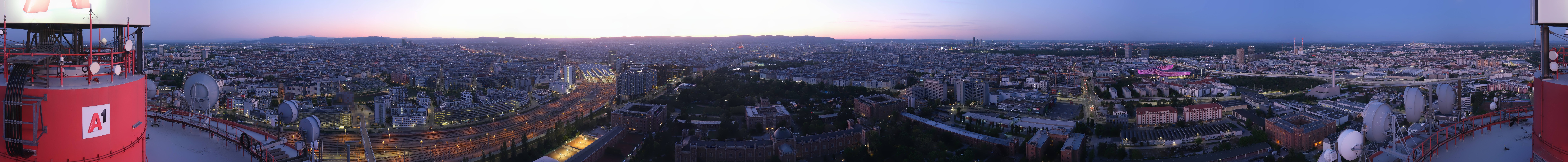 Archived image Webcam Vienna - View of the city