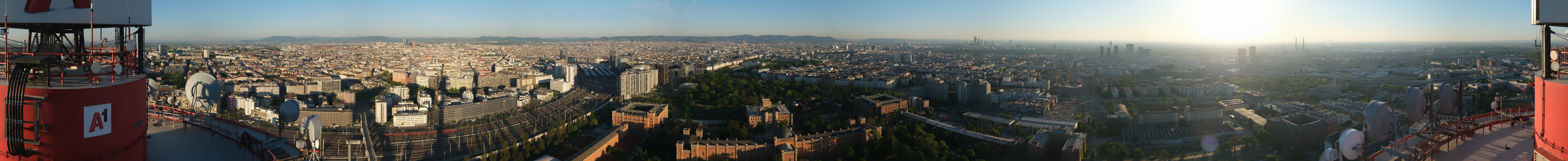 Archiv Foto Webcam Wien - Stadtpanorama