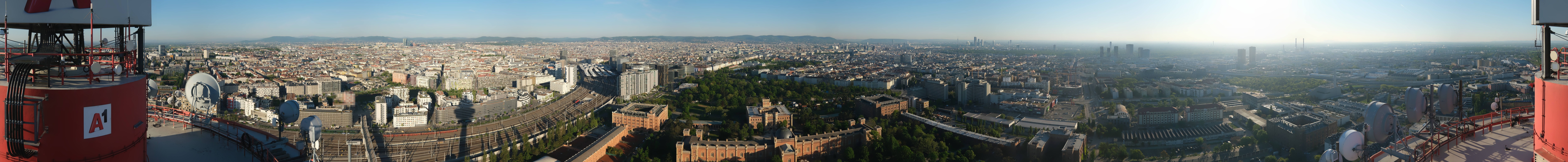 Archiv Foto Webcam Wien - Stadtpanorama