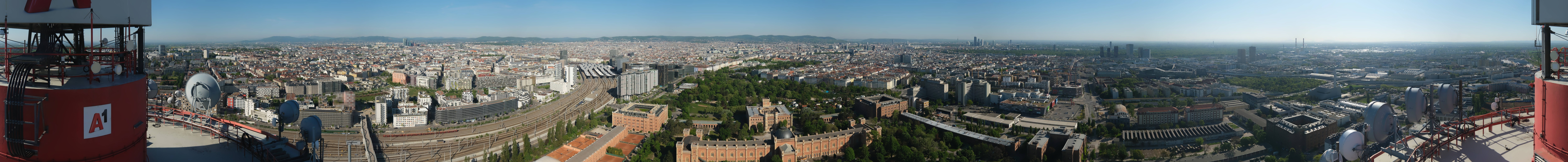 Archiv Foto Webcam Wien - Stadtpanorama