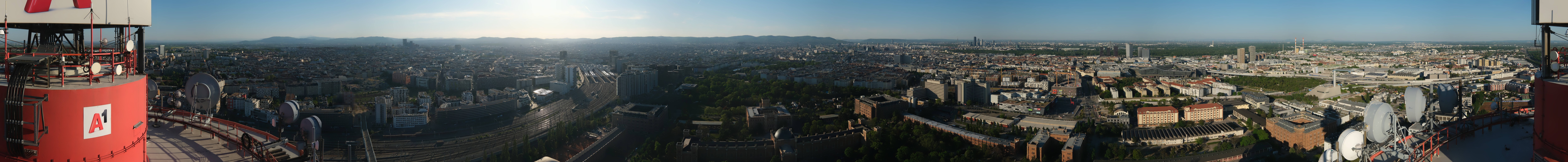 Archiv Foto Webcam Wien - Stadtpanorama
