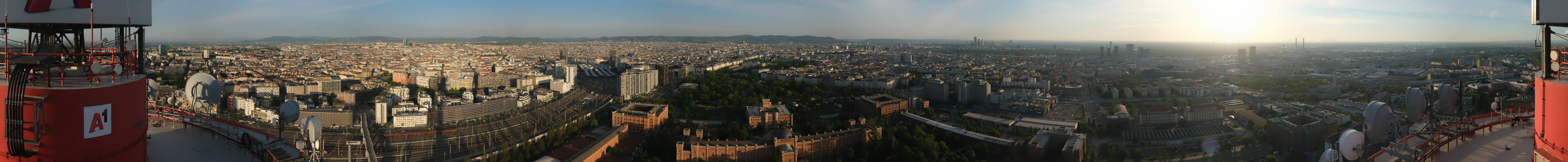 Archived image Webcam Vienna - View of the city