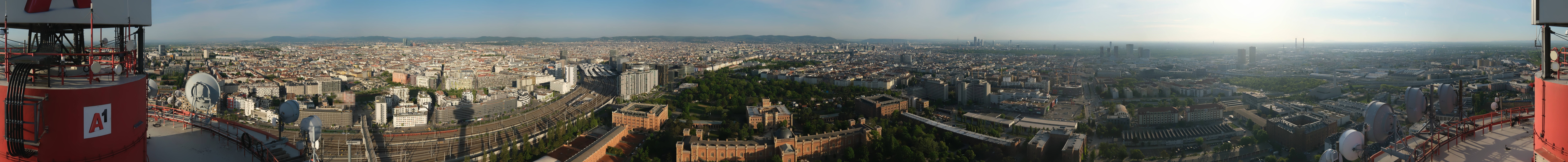 Archiv Foto Webcam Wien - Stadtpanorama