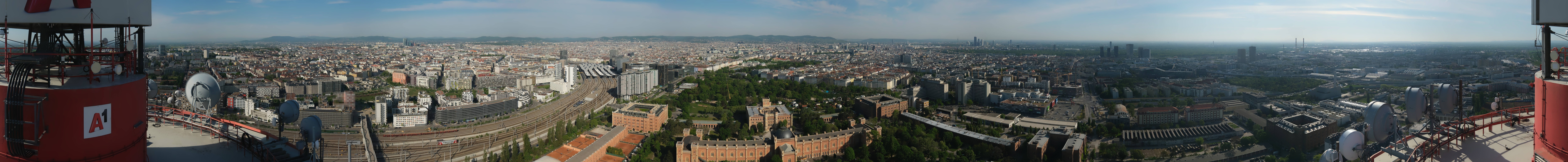 Archived image Webcam Vienna - View of the city