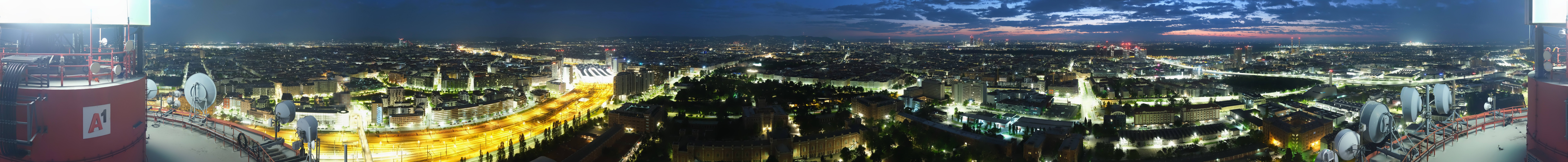 Archiv Foto Webcam Wien - Stadtpanorama