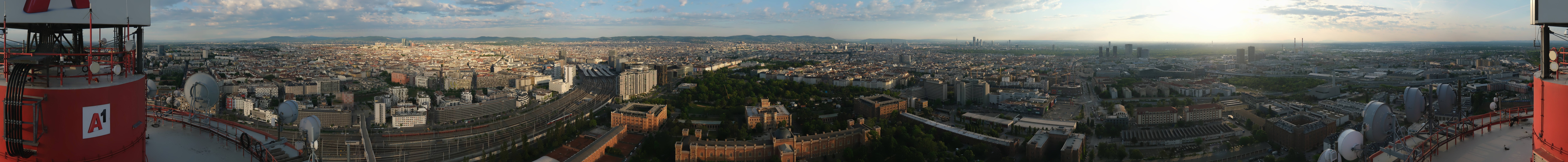 Archived image Webcam Vienna - View of the city
