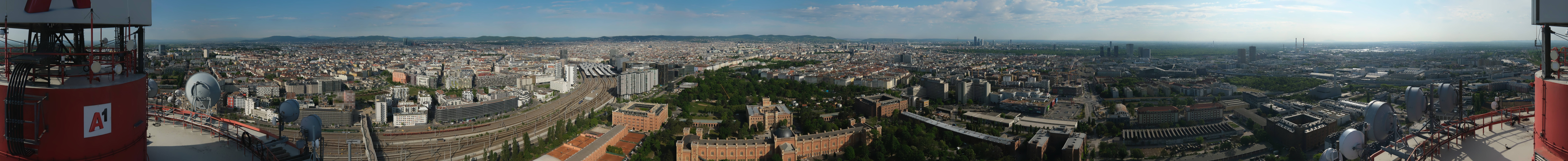 Archived image Webcam Vienna - View of the city