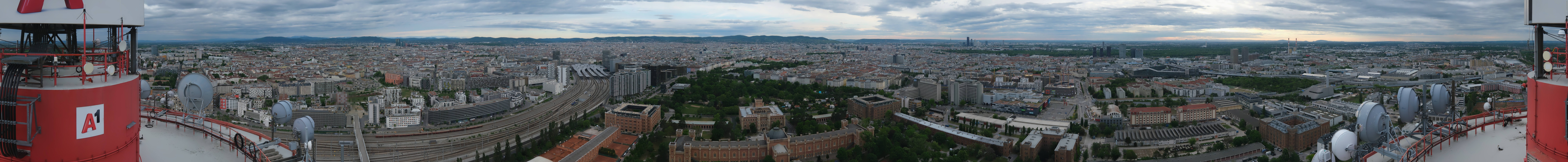 Archiv Foto Webcam Wien - Stadtpanorama