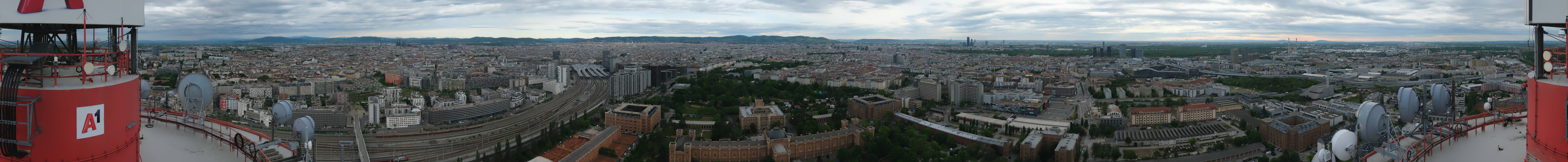 Archiv Foto Webcam Wien - Stadtpanorama