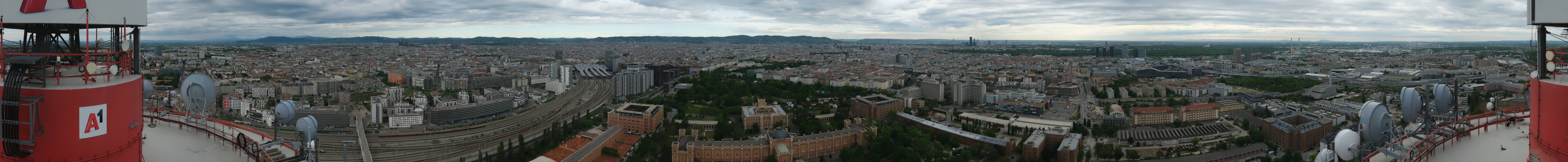 Archiv Foto Webcam Wien - Stadtpanorama