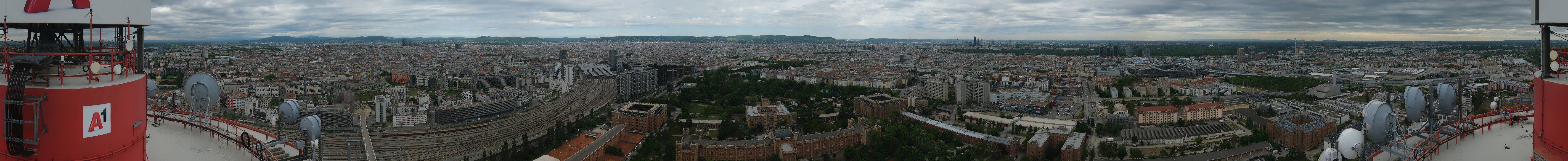 Archiv Foto Webcam Wien - Stadtpanorama