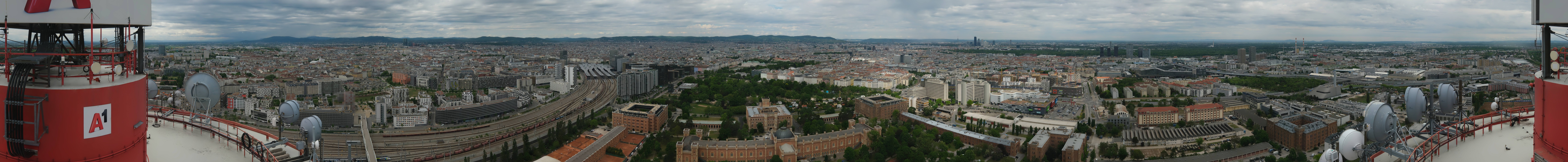 Archiv Foto Webcam Wien - Stadtpanorama