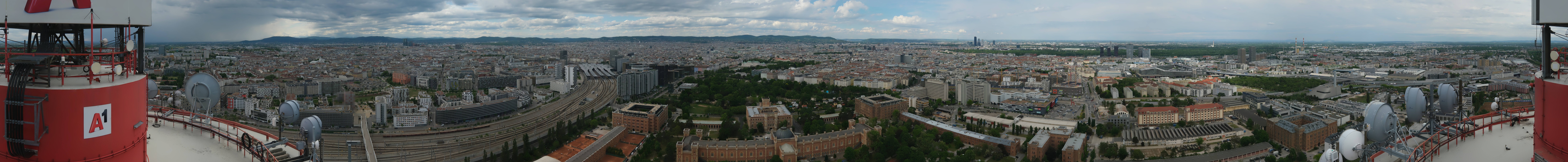 Archiv Foto Webcam Wien - Stadtpanorama