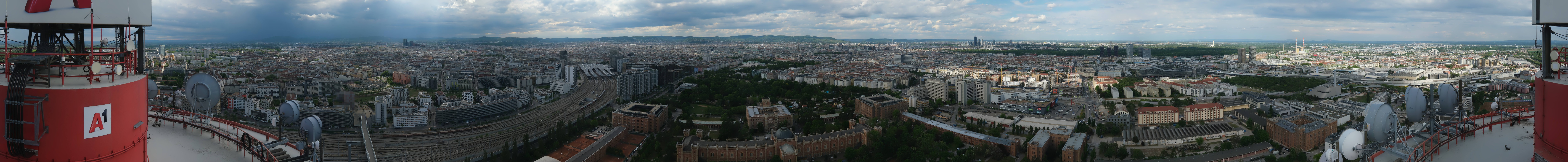 Archiv Foto Webcam Wien - Stadtpanorama