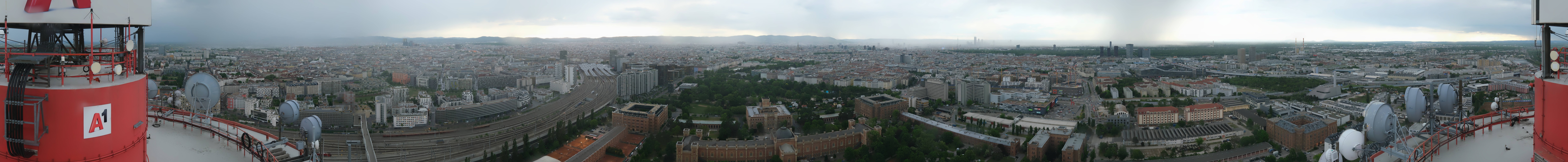 Archived image Webcam Vienna - View of the city
