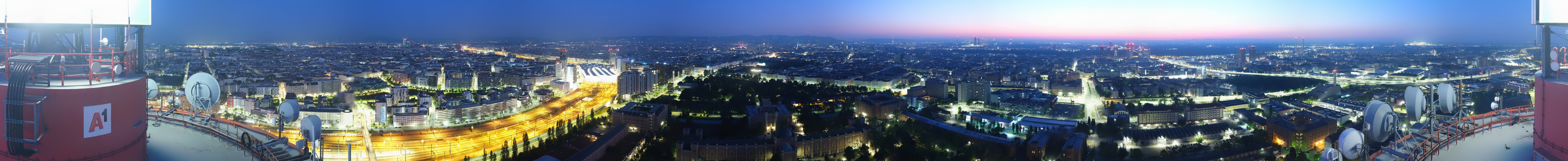 Archiv Foto Webcam Wien - Stadtpanorama