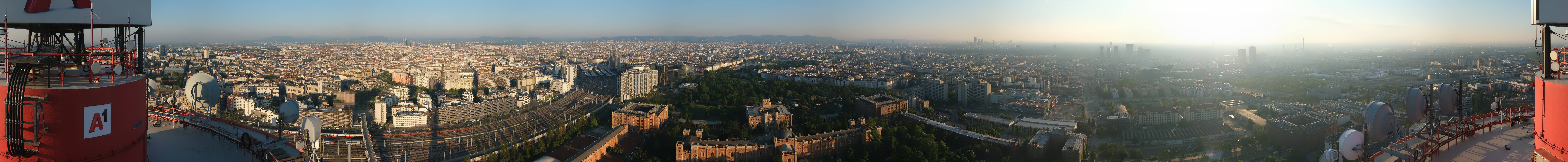 Archiv Foto Webcam Wien - Stadtpanorama