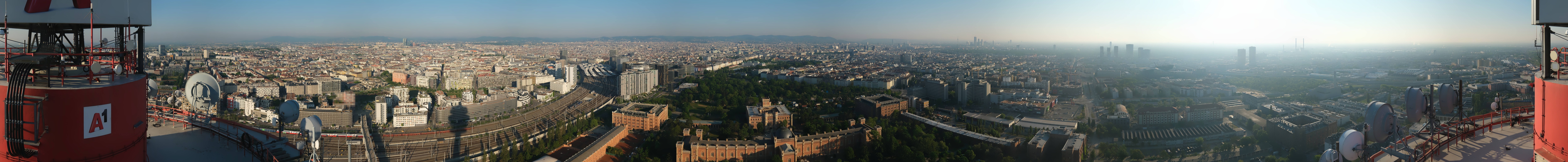 Archiv Foto Webcam Wien - Stadtpanorama