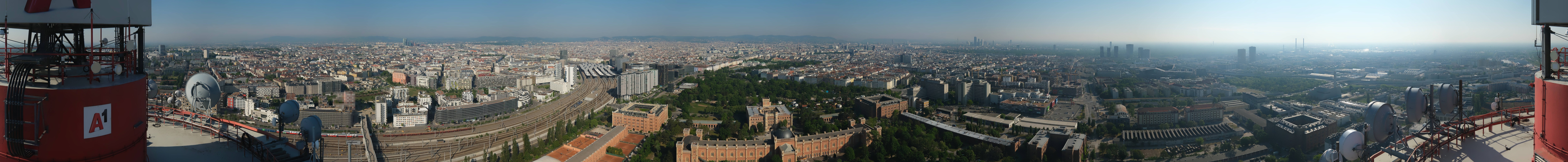 Archiv Foto Webcam Wien - Stadtpanorama