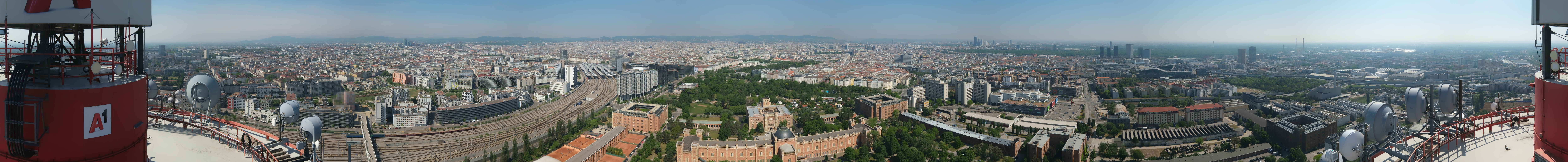 Archiv Foto Webcam Wien - Stadtpanorama