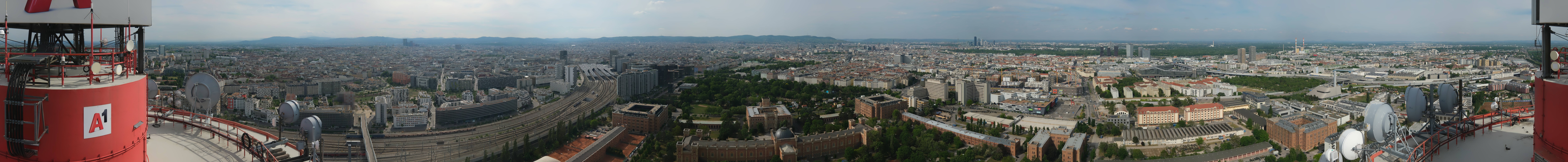 Archiv Foto Webcam Wien - Stadtpanorama