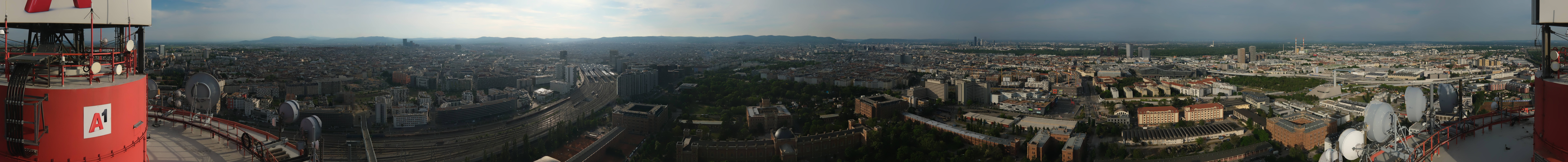 Archiv Foto Webcam Wien - Stadtpanorama