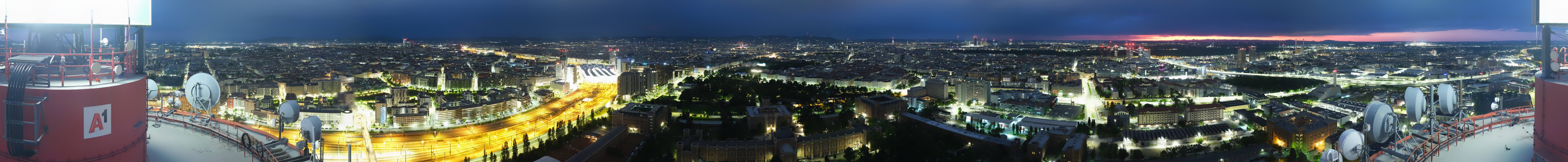 Archiv Foto Webcam Wien - Stadtpanorama