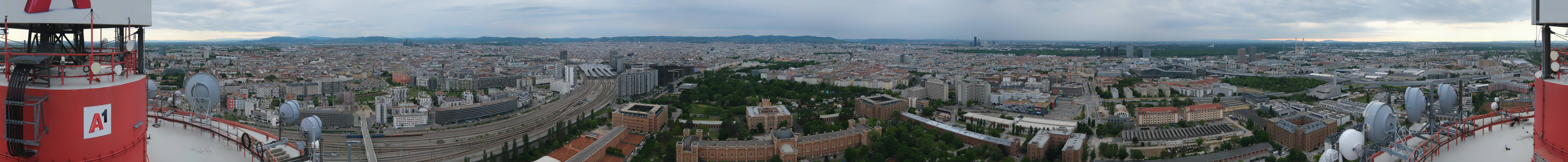 Archiv Foto Webcam Wien - Stadtpanorama