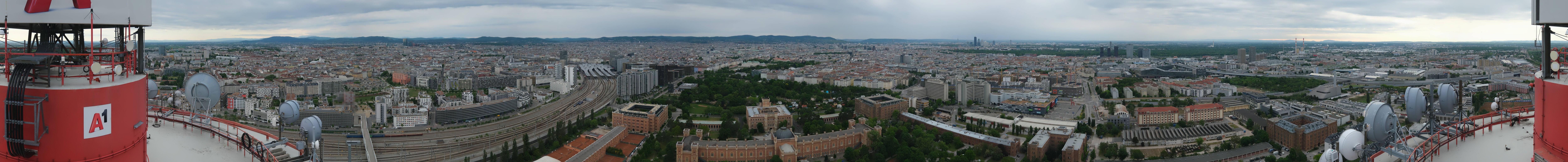 Archiv Foto Webcam Wien - Stadtpanorama
