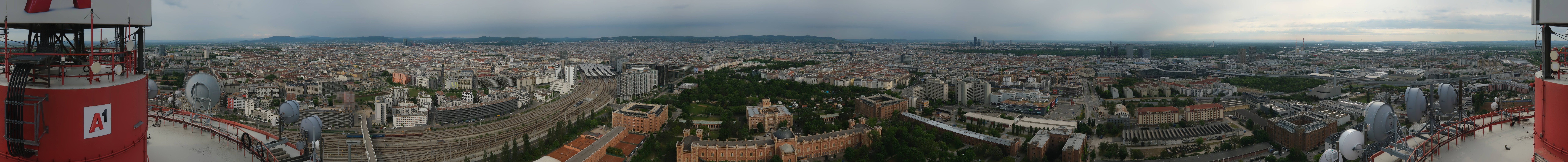 Archiv Foto Webcam Wien - Stadtpanorama
