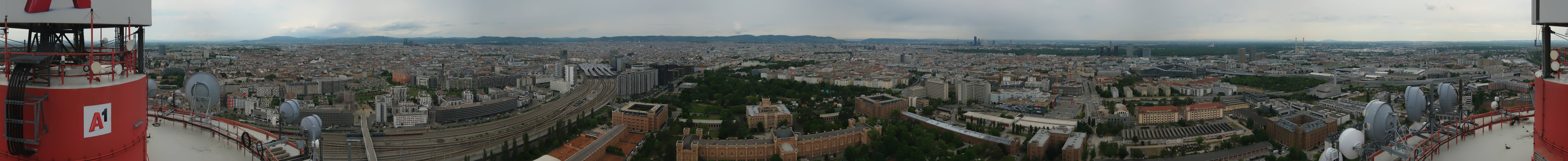 Archiv Foto Webcam Wien - Stadtpanorama