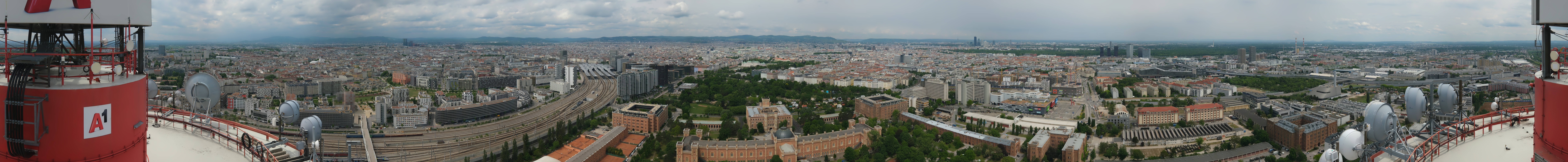 Archiv Foto Webcam Wien - Stadtpanorama