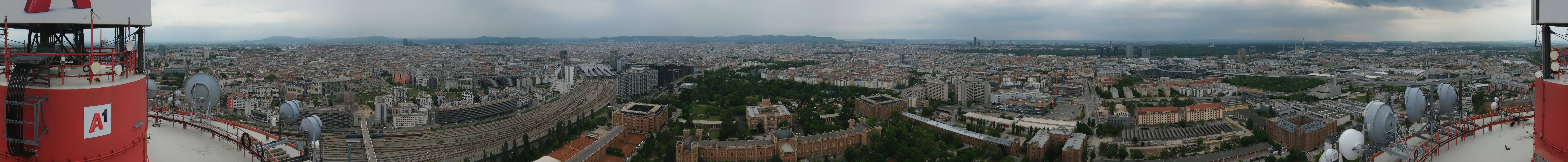 Archiv Foto Webcam Wien - Stadtpanorama