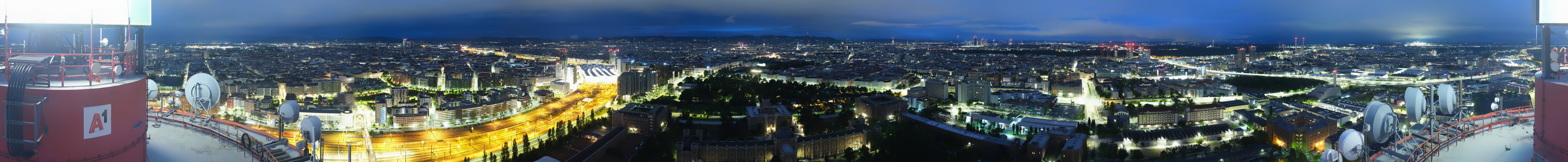 Archiv Foto Webcam Wien - Stadtpanorama