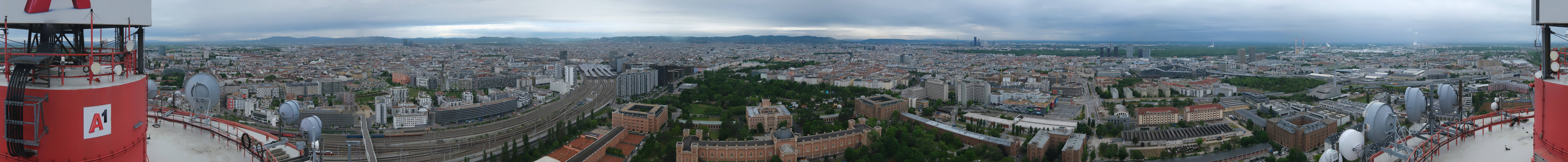 Archiv Foto Webcam Wien - Stadtpanorama
