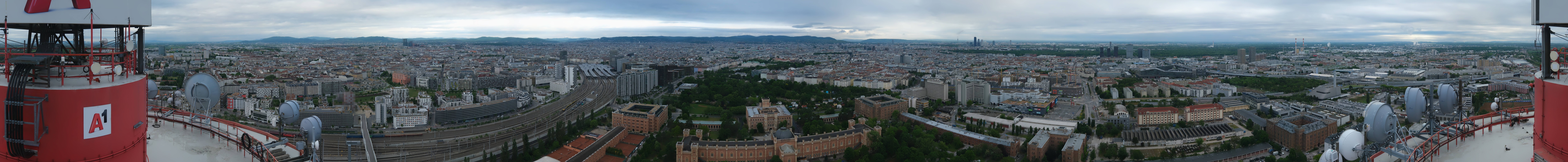Archiv Foto Webcam Wien - Stadtpanorama