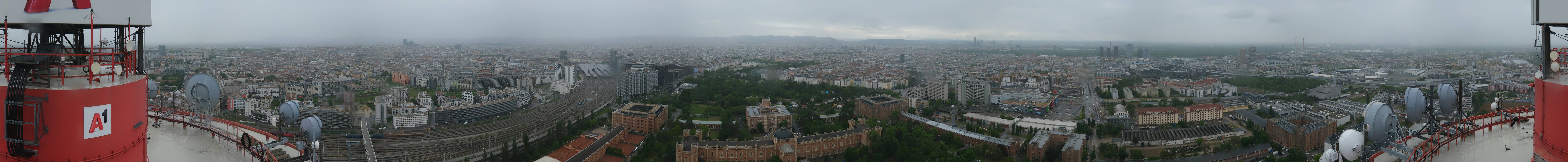 Archiv Foto Webcam Wien - Stadtpanorama